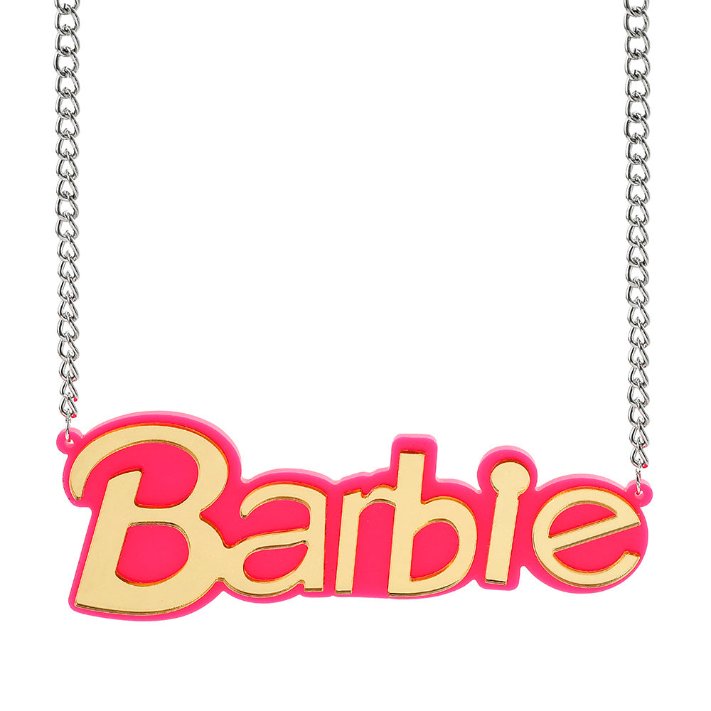 Wholesale Cartoon Anime Cute Titanium Steel Necklaces ACC-NE-YBY005