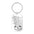 Wholesale stainless steel creative family keychain