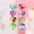 Wholesale Valentine's Day Painted Love Quadruple Tassel Pendant Earrings