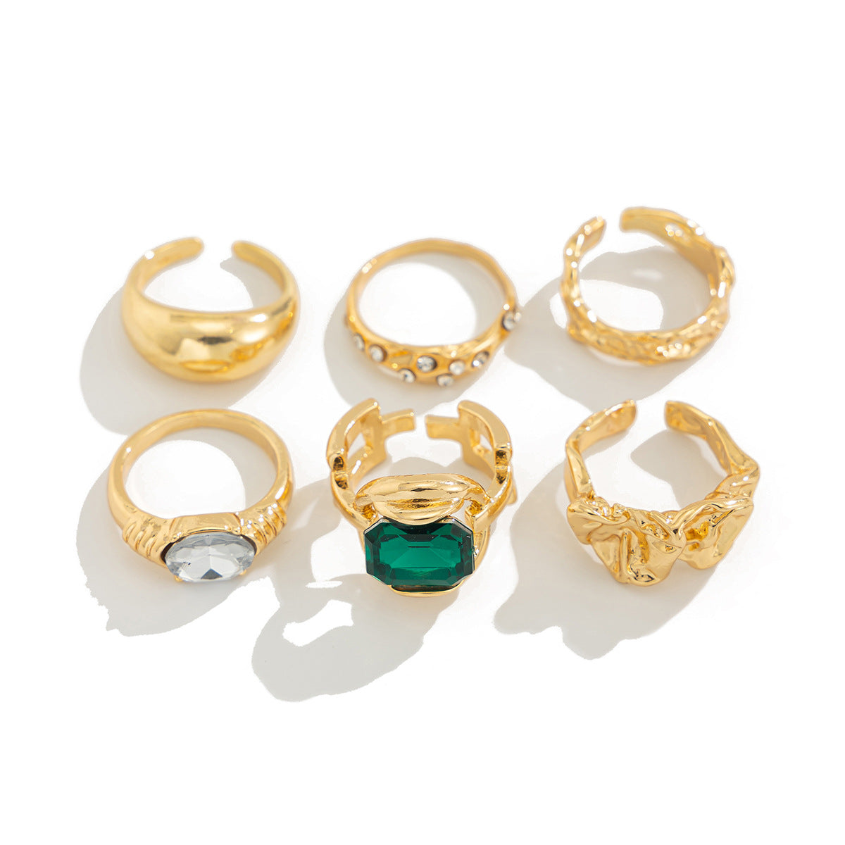 Wholesale Alloy Electroplated Retro Style Ring - Trendy Fashion Jewelry Accessory