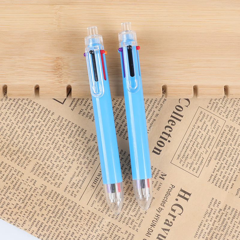 Wholesale Creative Macaron 6 Color Ballpoint Pen