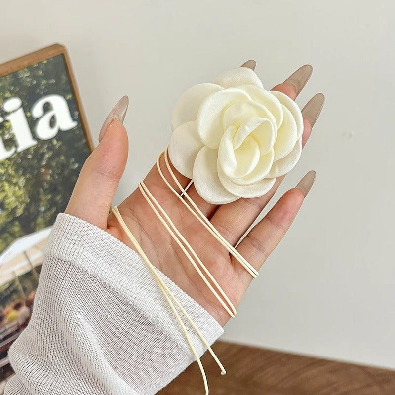 Wholesale  Rose Flower Necklace Summer Clavicle Chain