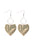 Wholesale  Retro Bohemian Style Pattern Leaves Wooden Earrings