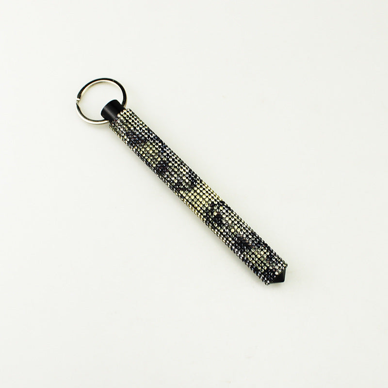 Wholesale Fashionable diamond alloy window breaker keychain