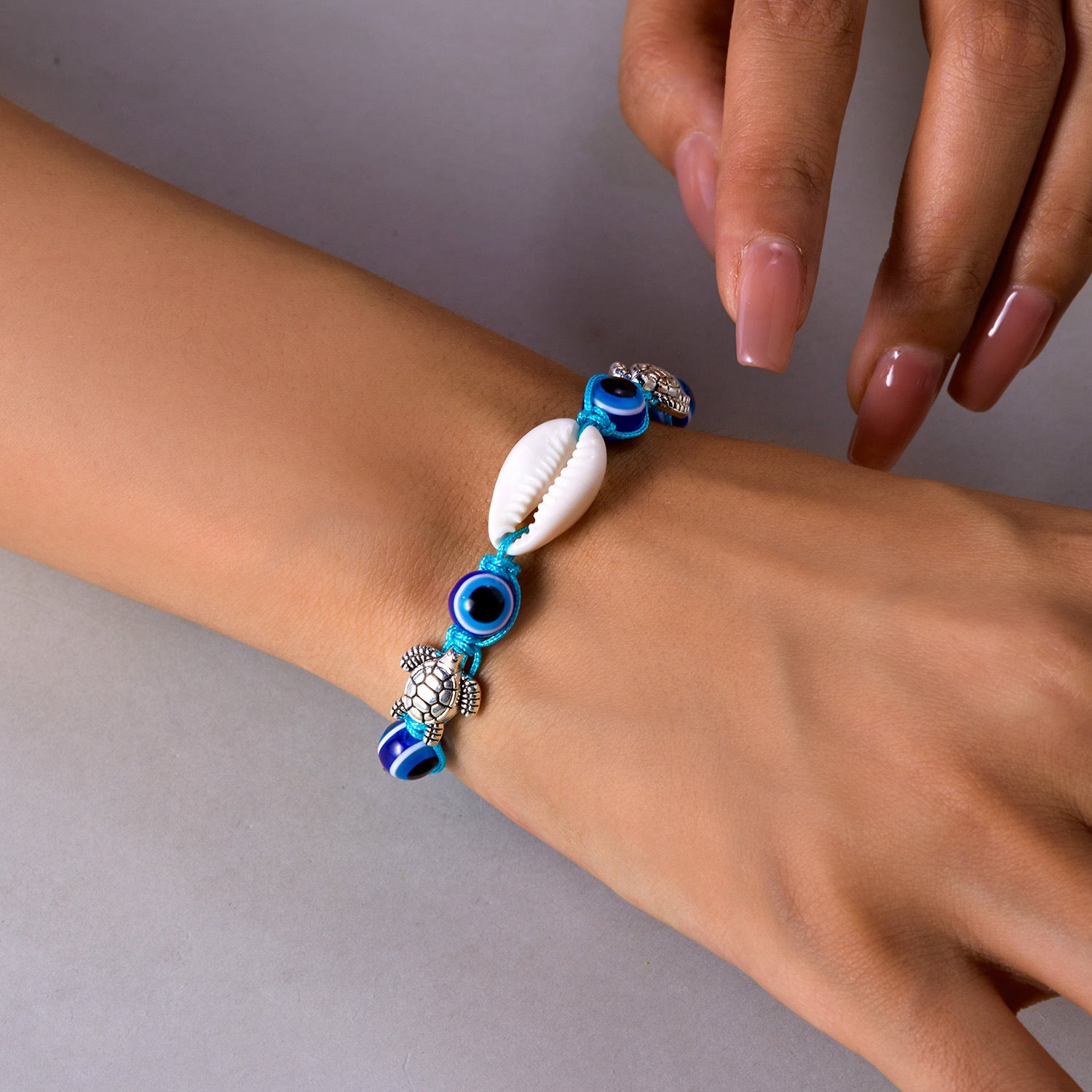 Wholesale Handmade Woven Adjustable Devil's Eye Bracelet