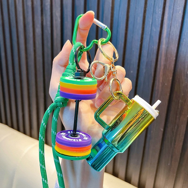 Wholesale Acrylic Tennis Tassel Keychain - Trendy Car Key Accessory for Everyday Use
