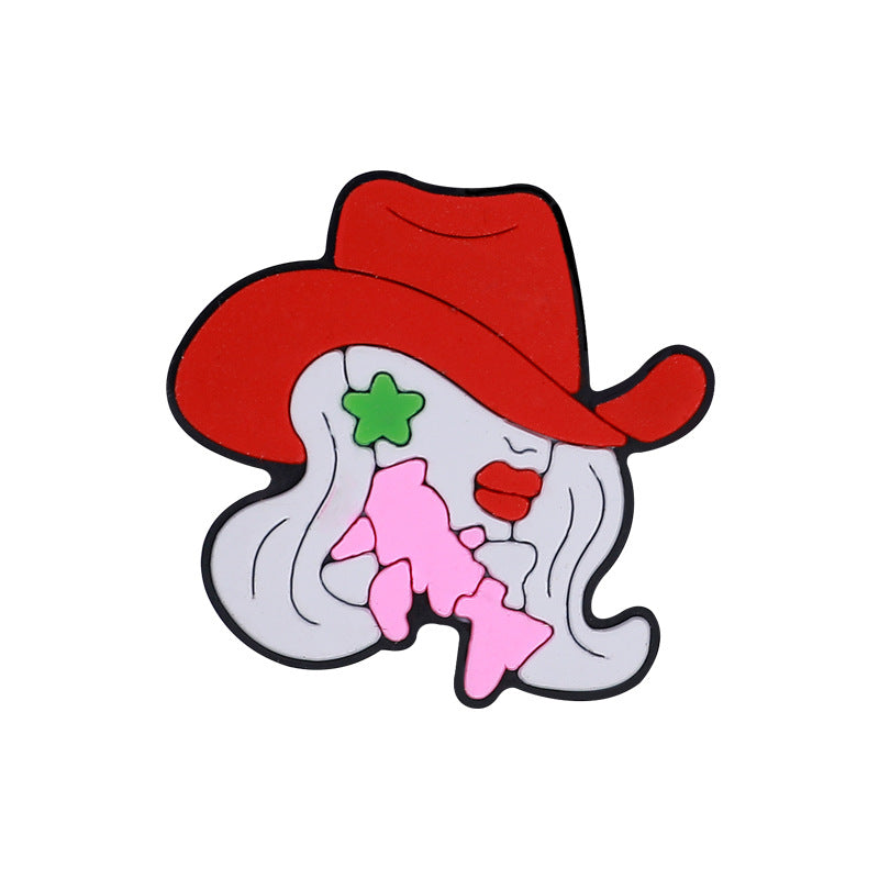 Wholesale 20pcs Cartoon Horse Silicone Focal Beads DIY Beaded Pen Accessories ACC-BDS-HeXing022