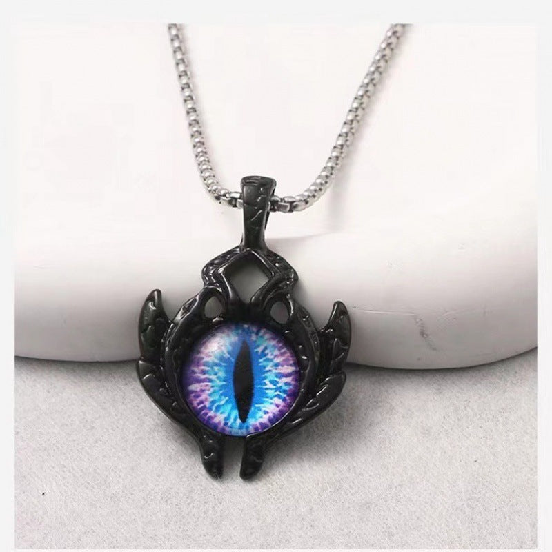 Wholesale Titanium Steel Necklace Jewelry Devil's Eye Necklace