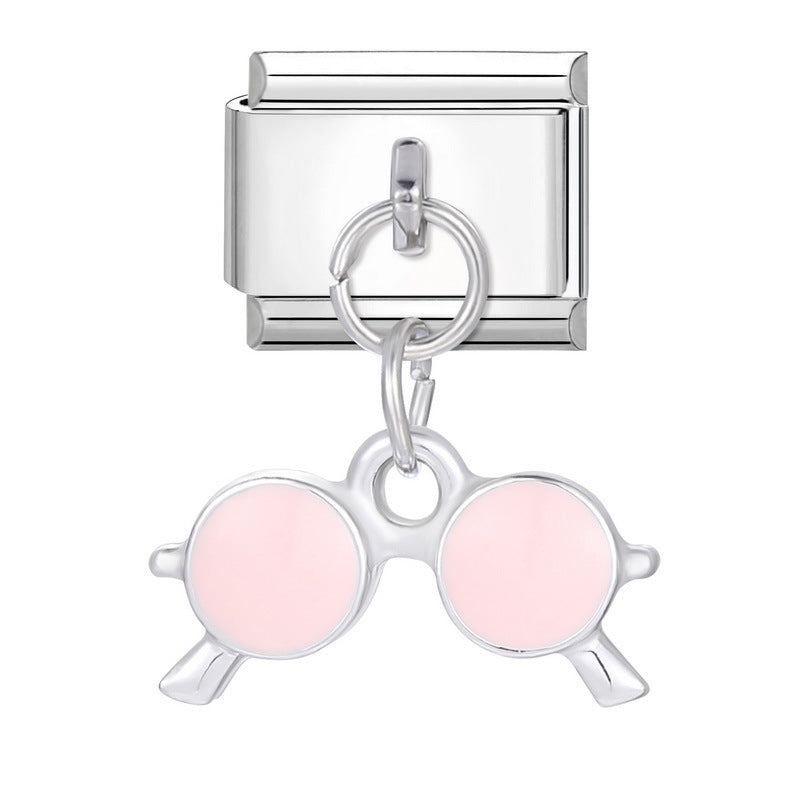 Wholesale Italian Beaded Bracelet 9mm DIY Splicing Removable Stainless Steel Combinable Bracelet