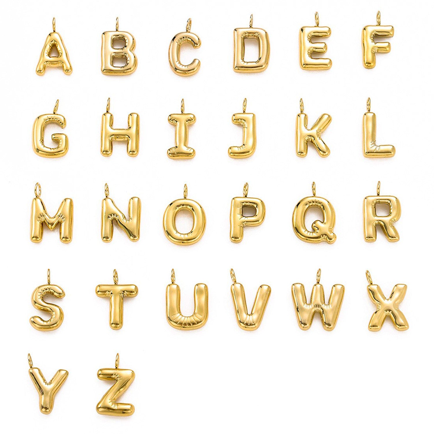 Wholesale Stainless steel bubble letter pendant