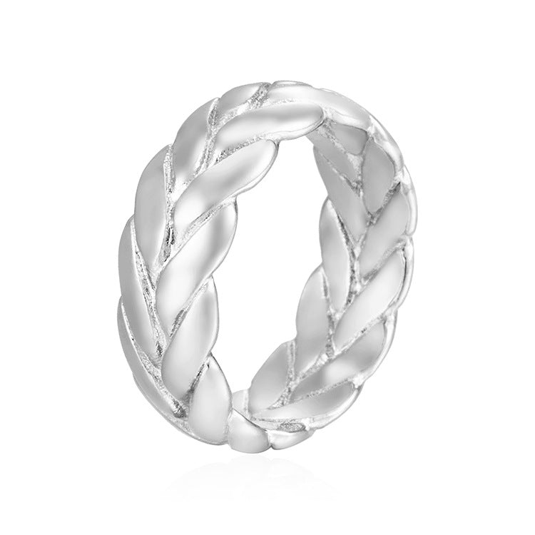 Wholesale 18K gold plated non-fading  stainless steel open ring