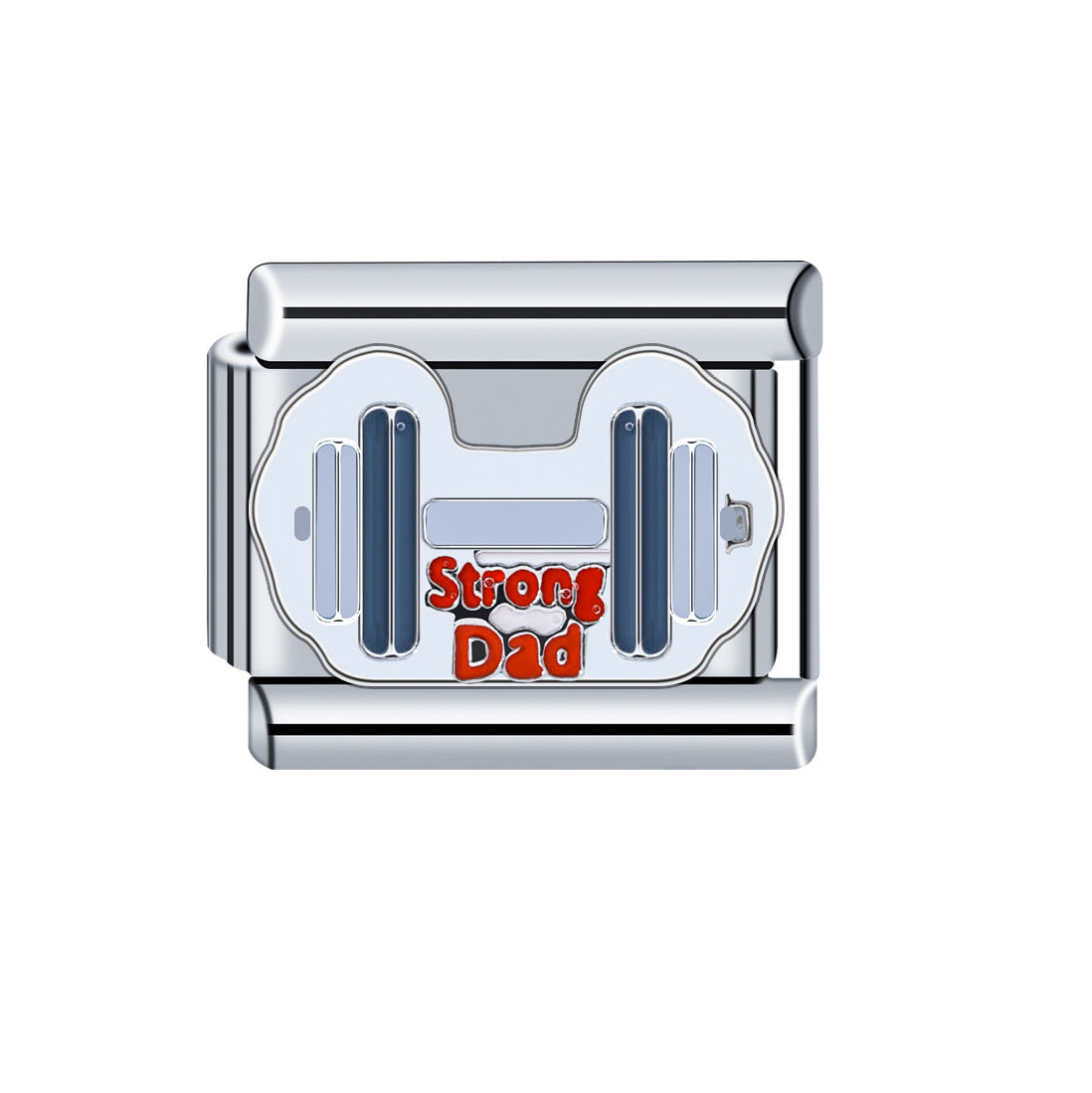 Wholesale 10pcs Italian Charm Bracelet 9mm DIY Splicing Removable Father's Day Stainless Steel Composable Bracelet