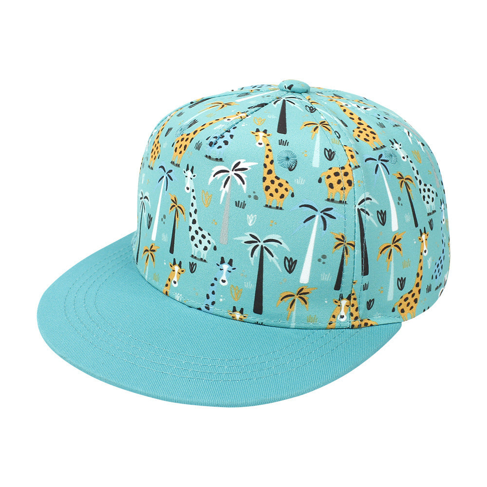 Wholesale Flat Brim Cartoon Print Children's Baseball Cap ACC-KH-Xiami001