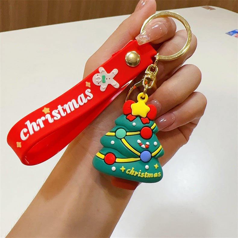 Wholesale  doll pendant Christmas Keychains
