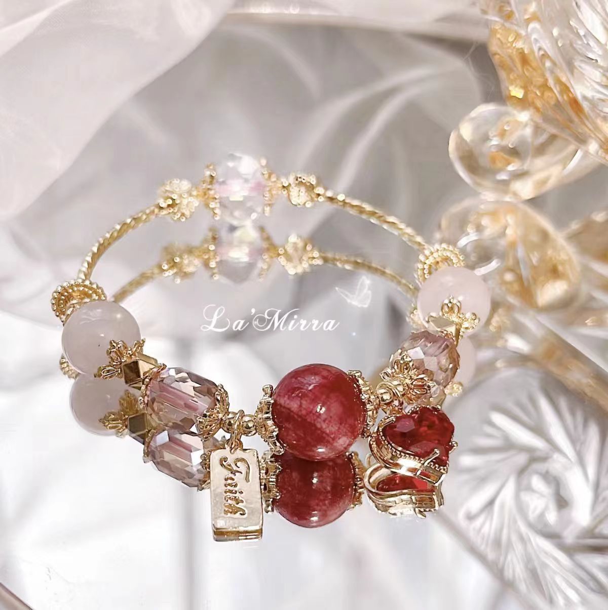 Wholesale Light Luxury Natural Stone Crystal Bracelet ACC-BT-Zhuox004