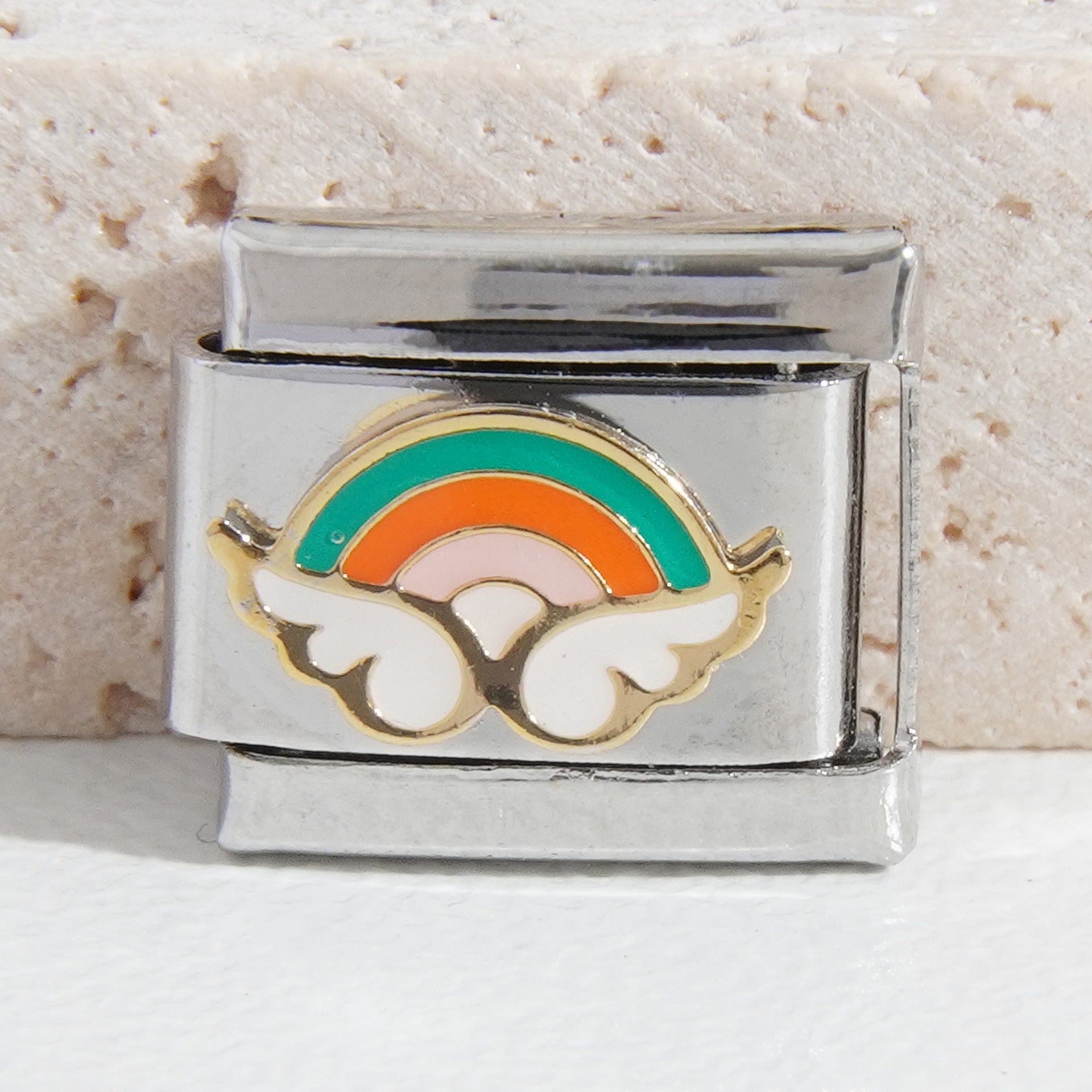 Wholesale Italian Charm Bracelet 9mm DIY Splicing Billiard Series Stainless Steel Composable Bracelet