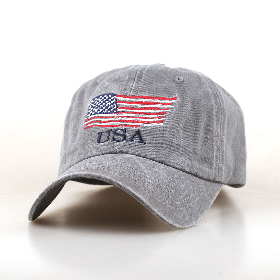 Wholesale USA Baseball Cap Embroidered Letter Adjustable Baseball Cap