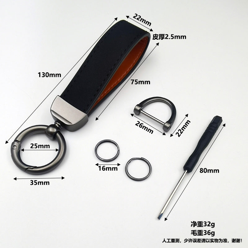 Wholesale Zinc Alloy Keychain Black Gunmetal Hardware Decorative Accessory for Wedding Gift