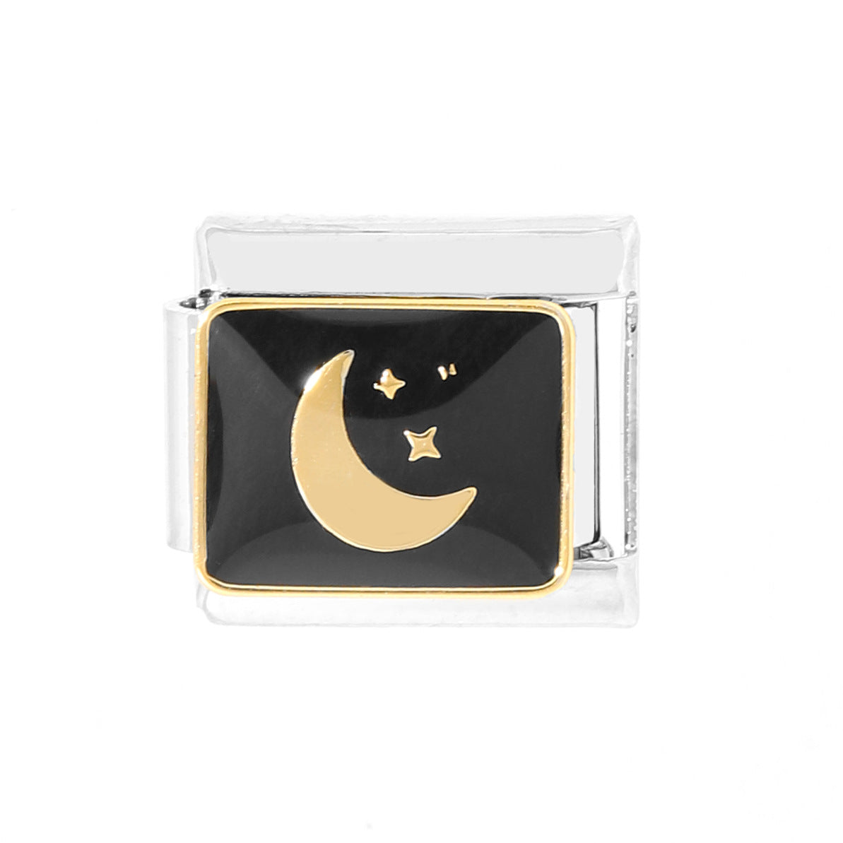 Wholesale 5pcs Italian Charm Bracelet Charm Module Stainless Steel Mother's Day Bracelet 9mm DIY Pattern Free Stitching Detachable Composable Bracelet ACC-BT-XY003