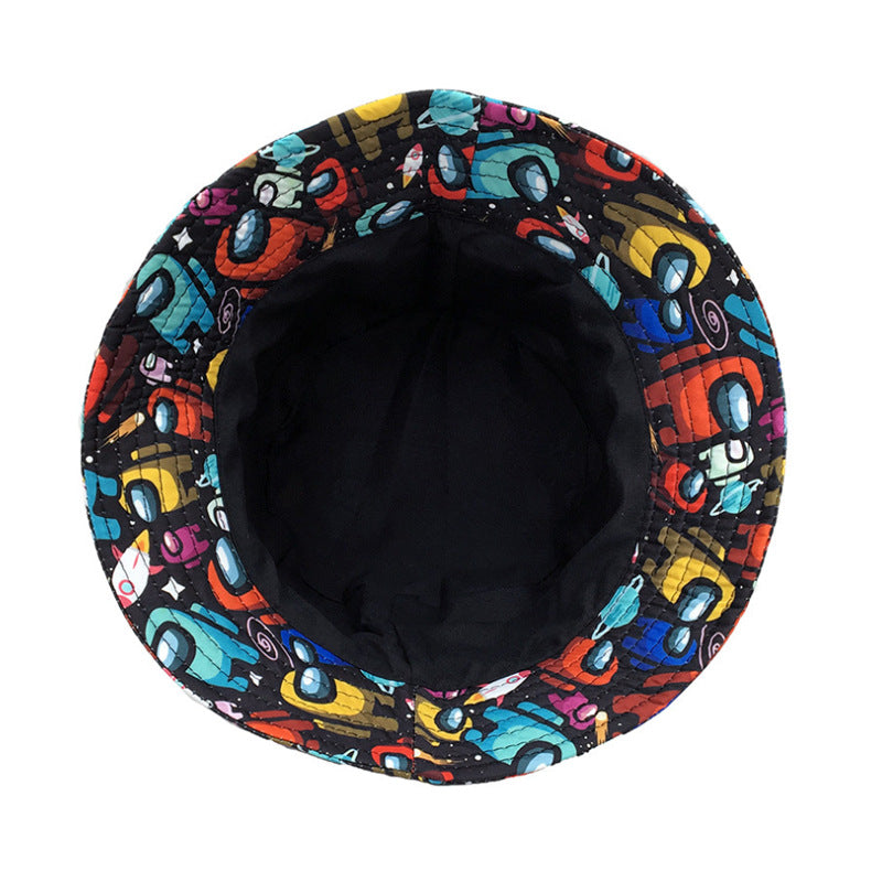 Wholesale  popular fisherman hat game peripheral printing basin hat bucket hat