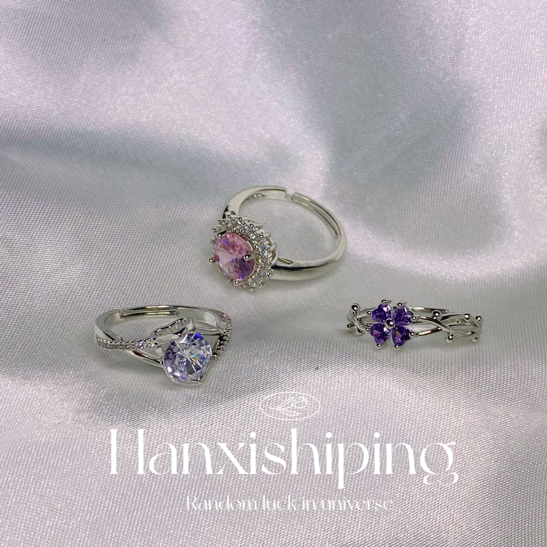 Wholesale Small Pearl Stretchable Adjustable Soft Chain Ring ACC-RS-Hanxi001