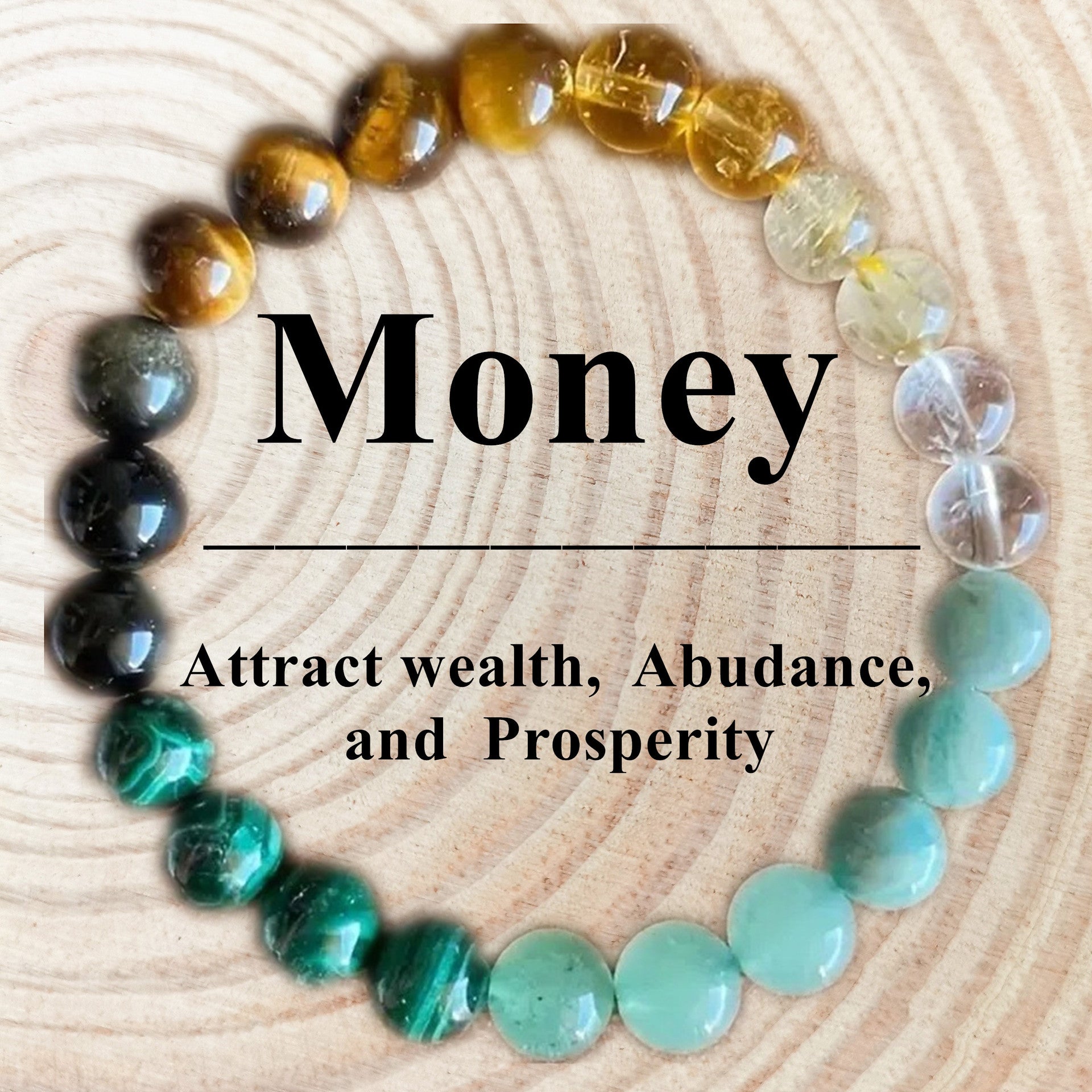 Wholesale  8mm Green Aventurine Tiger Eye Stone Amethyst Citrine Bracelet