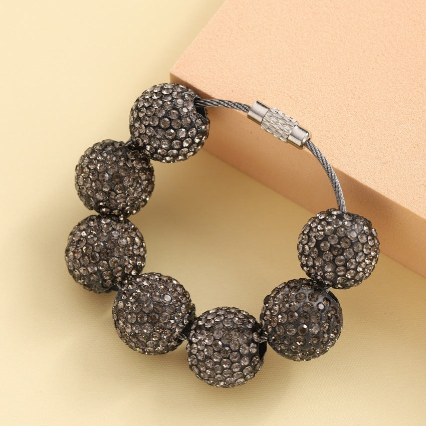 Wholesale Diamond Bracelet Wristlet Keychains ACC-KC-RongR081