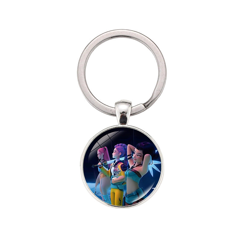 Wholesale kpop cartoon anime keychain