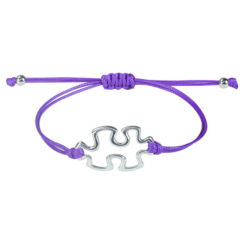 Wholesale Bracelet Puzzle Pendant Hand Ornaments Autistic Wax Rope Hand Rope