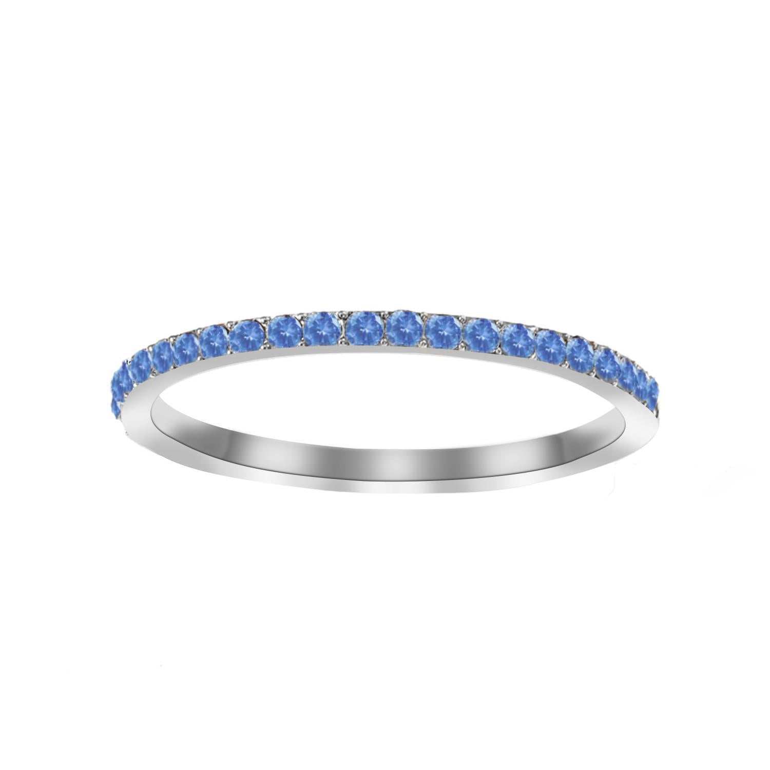 Wholesale Stainless Steel Ring with Colorful Birthstone-Colored Diamond Accents