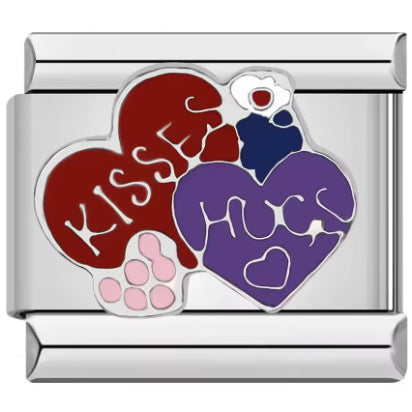 Wholesale Italian Charm Bracelet 9mm DIY Splicing Cute English Stainless Steel Composable Bracelet