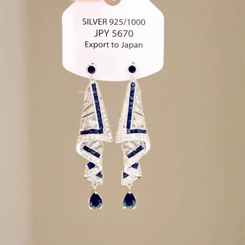 Wholesale Vintage Style Spring Butterfly Tassel Earrings