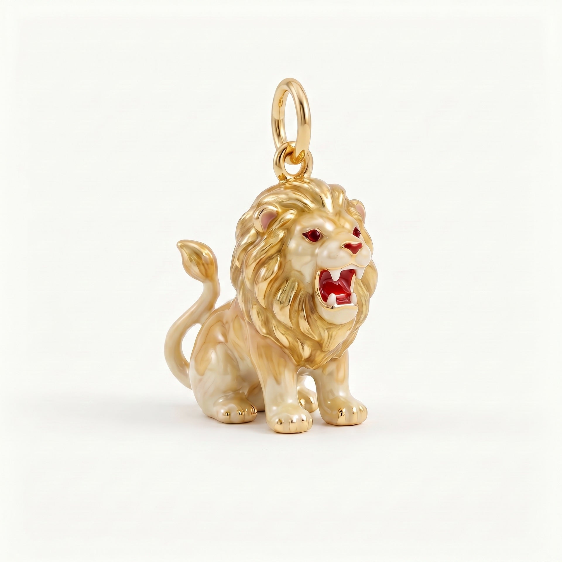 Wholesale 3D Enamel Bear Pendant Stainless Steel Cute Animal Charm DIY Bracelet Necklace Jewelry Accessory For Workplace Gift