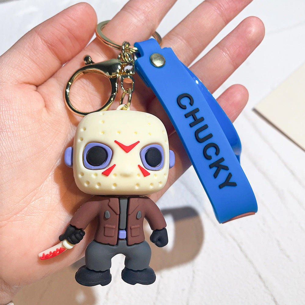 Wholesale Cartoon PVC Soft Glue Cute Keychain ACCVIP-KC-QiWei004
