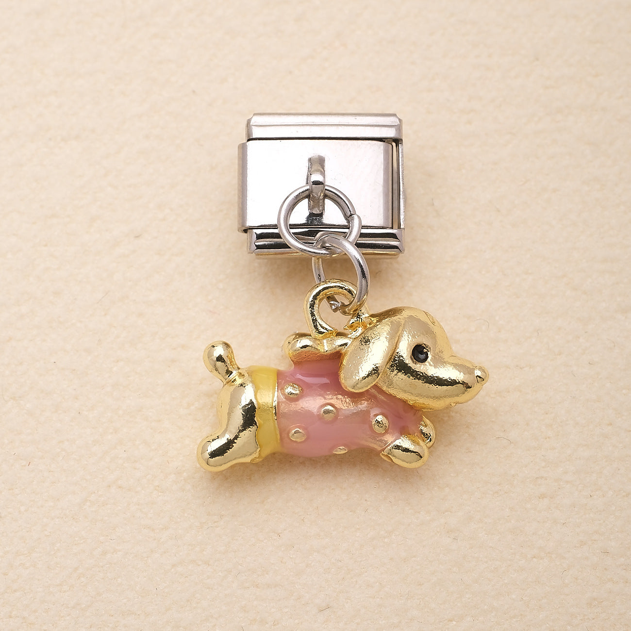 Wholesale Ocean Elements Stainless Steel Charm Pendants DIY Bracelet Accessories Pink Blue