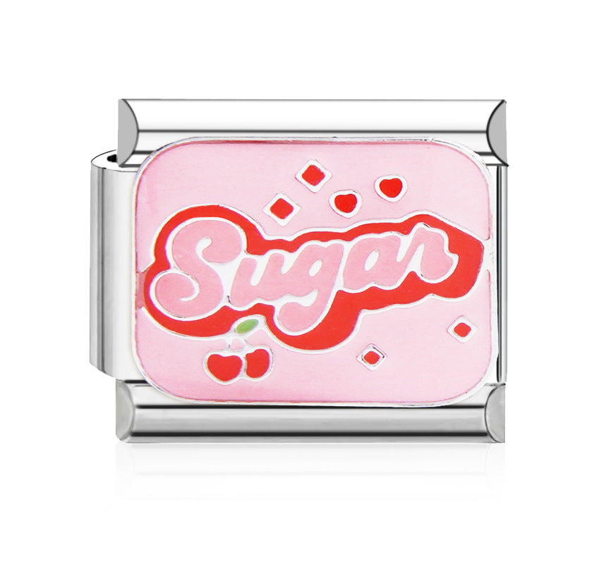 Wholesale Italian Charm Bracelet 9mm DIY Splicing Cute Creative Stainless Steel Composable Bracelet