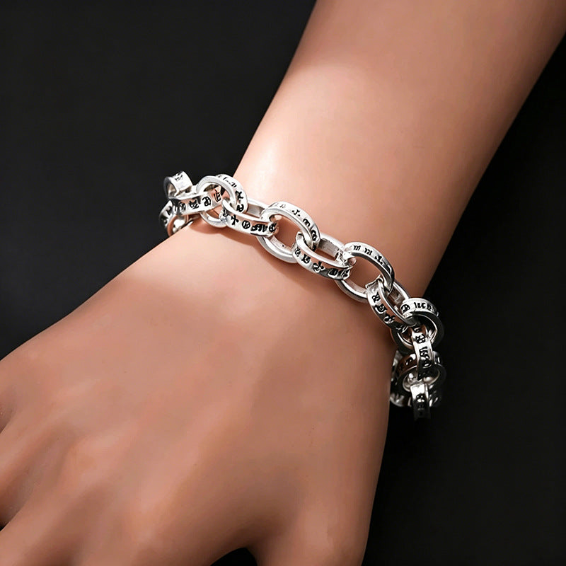 Wholesale Retro Cross Pendant Bracelet Unisex Alloy Jewelry Fashion Accessory Gift