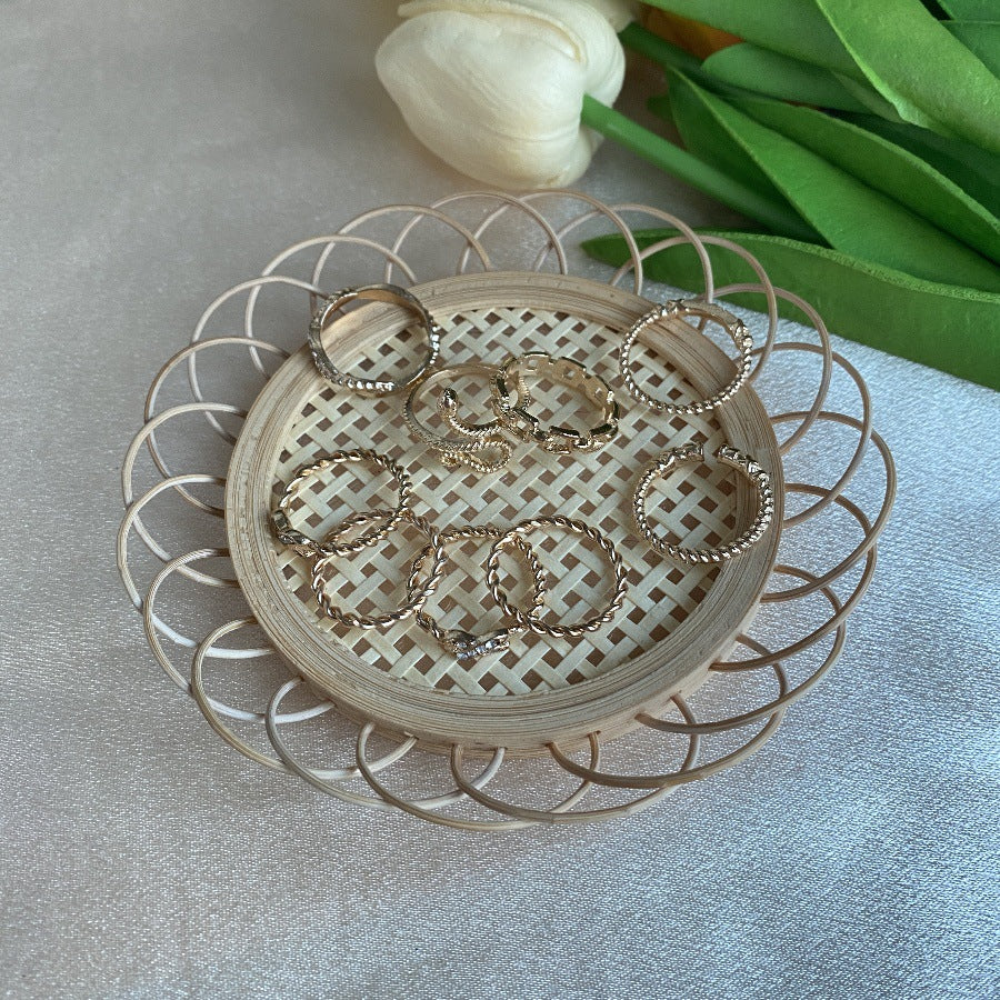 Wholesale  Snake-shaped Hollow Diamond Ring