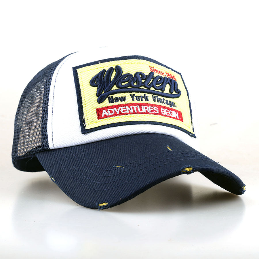 Wholesale  3D Embroidered  Big Brim Baseball Cap