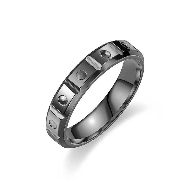 Wholesale Titanium Steel Couple Ring