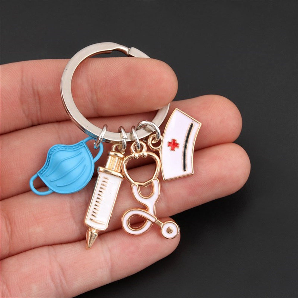 Wholesale Mask Keychain Medical Staff Keychain Nurses Day Keychains ACC-KC-KaWu004