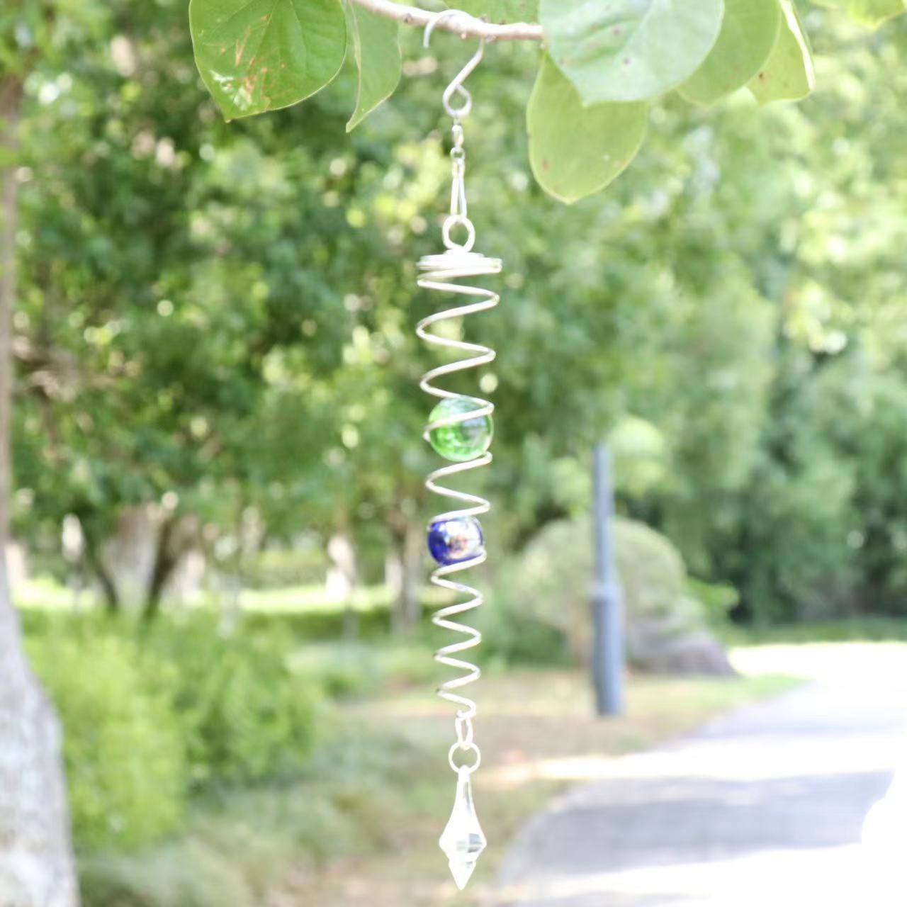 Wholesale electroplating rotating wind chime pendant