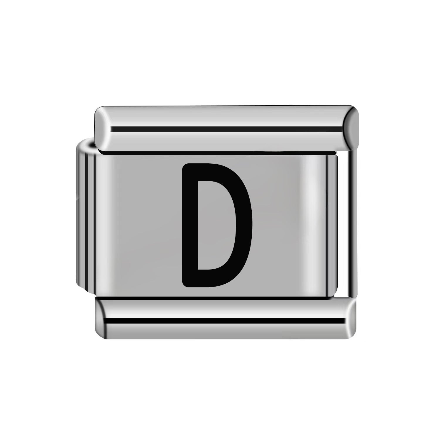 Wholesale 10pcs Italian Charm Bracelet 9mm DIY Splicing Removable Stainless Steel Letter Composable Bracelet ACC-BT-XY051