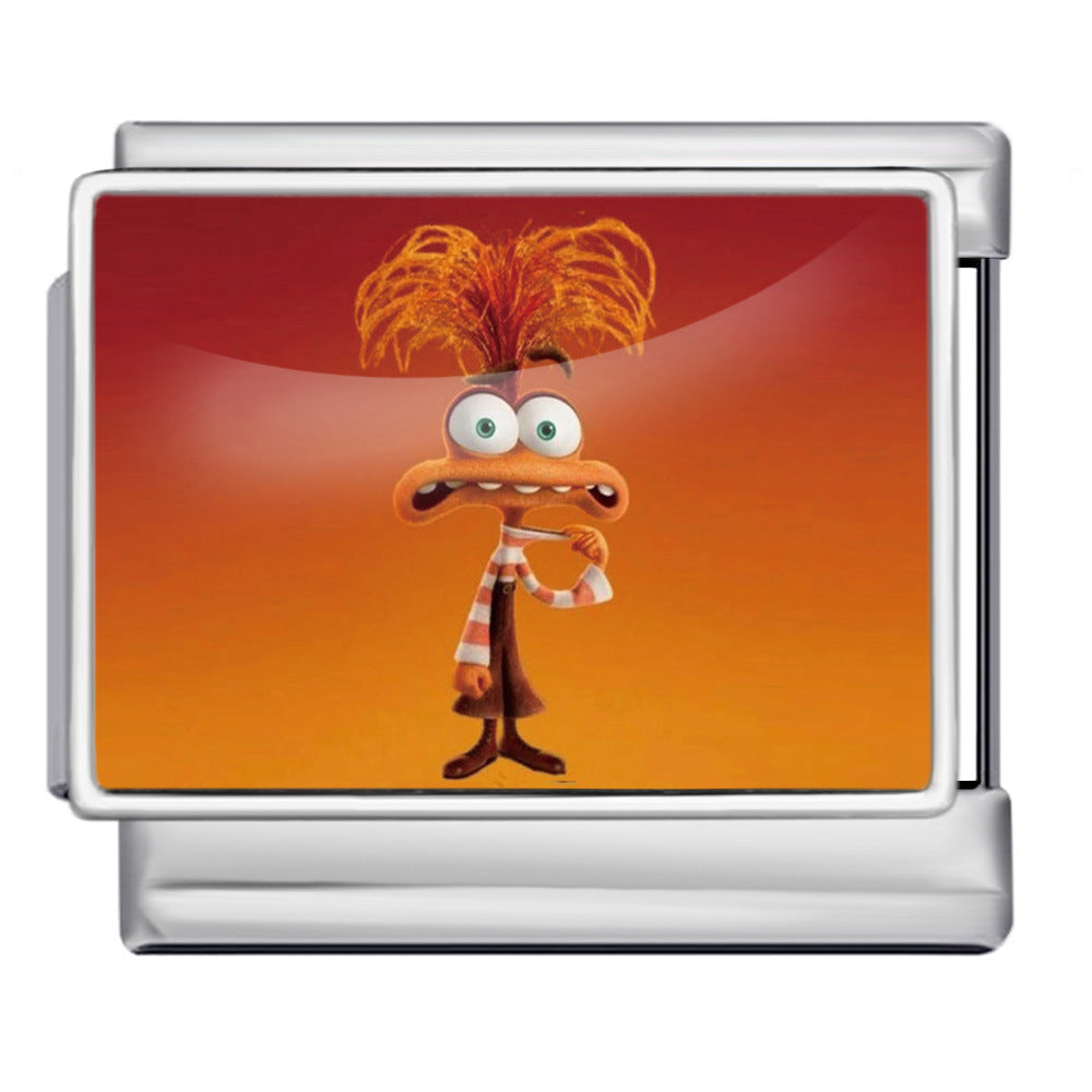 Wholesale  Italian Charm Bracelet 9mm DIY elastic personalized  Creative Stainless Steel Composable Bracelet