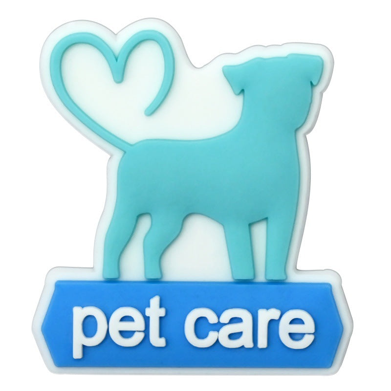 Wholesale Random 100pcs Pet Medical Series PVC Soft Rubber Shoe Buckle Decoration