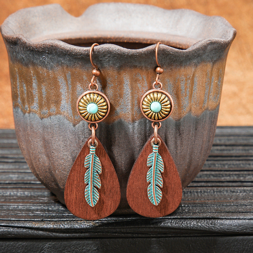 Wholesale Zinc Alloy Bohemian Geometric Tassel Earring Set - Trendy Jewelry Accessory for Boutique Resale