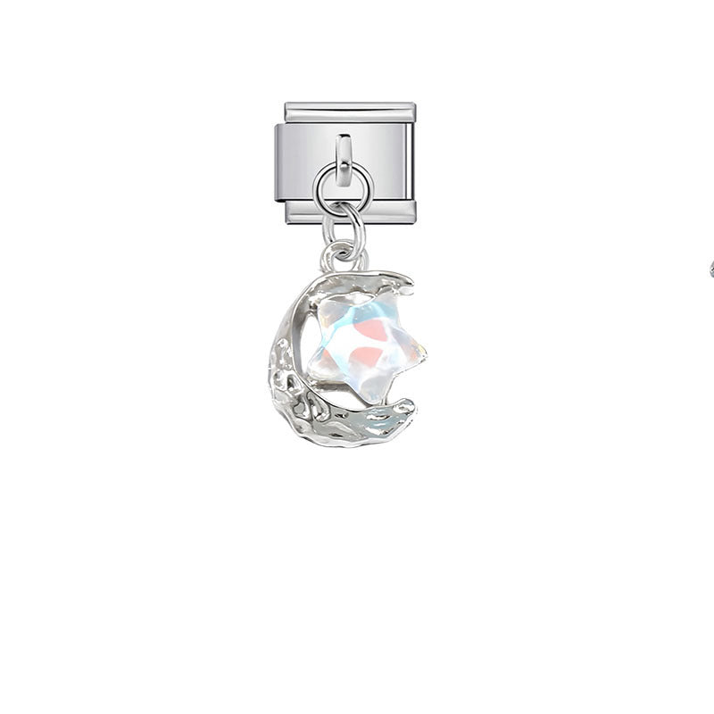 Wholesale Star and Moon Alloy Pendant - Fashion Jewelry Accessory for Boutique Resale