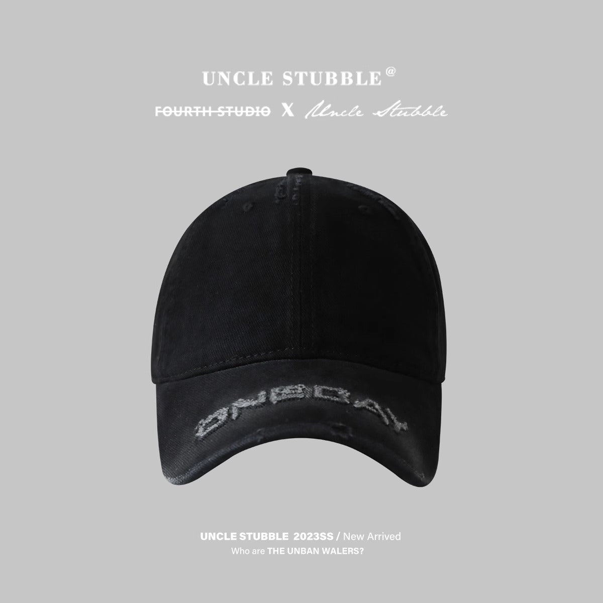 Wholesale Retro Frayed Edge Tie-dye Letter Hole Baseball Cap ACC-HT-Ruix007