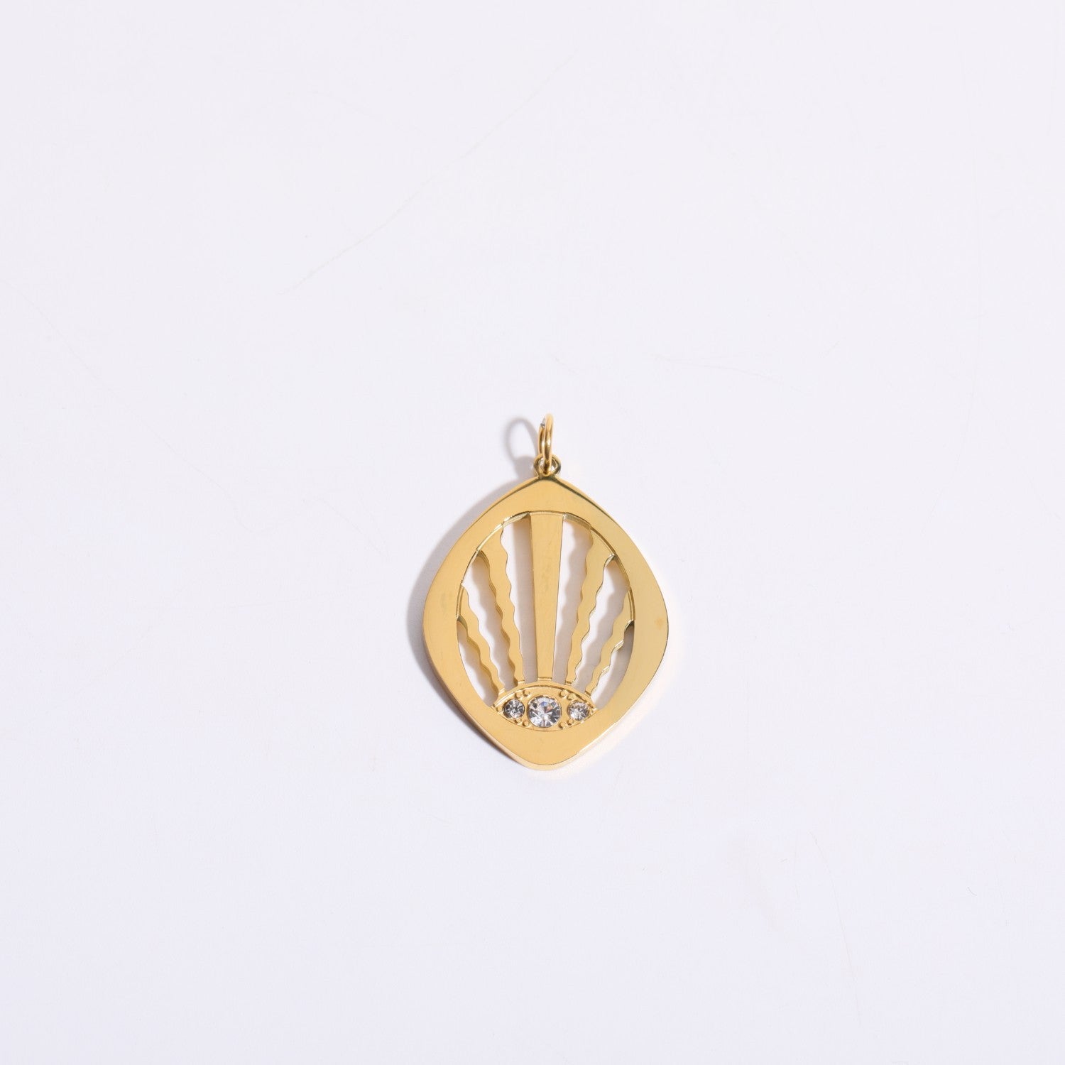 Wholesale Zircon Pendant Eye Constellation Tarot Pendant Gold Plated Necklaces Pendant