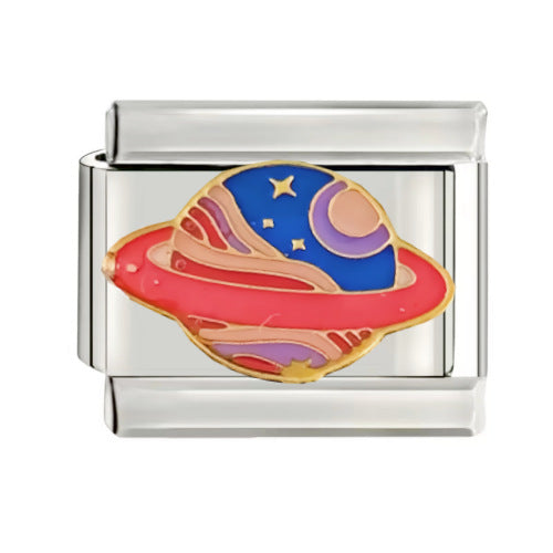 Wholesale Italian Charm Starter Bracelets DIY square Single Section Creative Stainless Steel Composable Bracelet